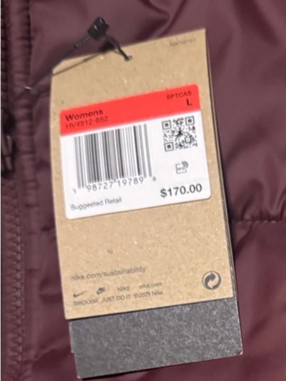 Nike Women's  Classic Therma-FIT Loose Hooded Parka- Brand New With Tags - Picture 7 of 10